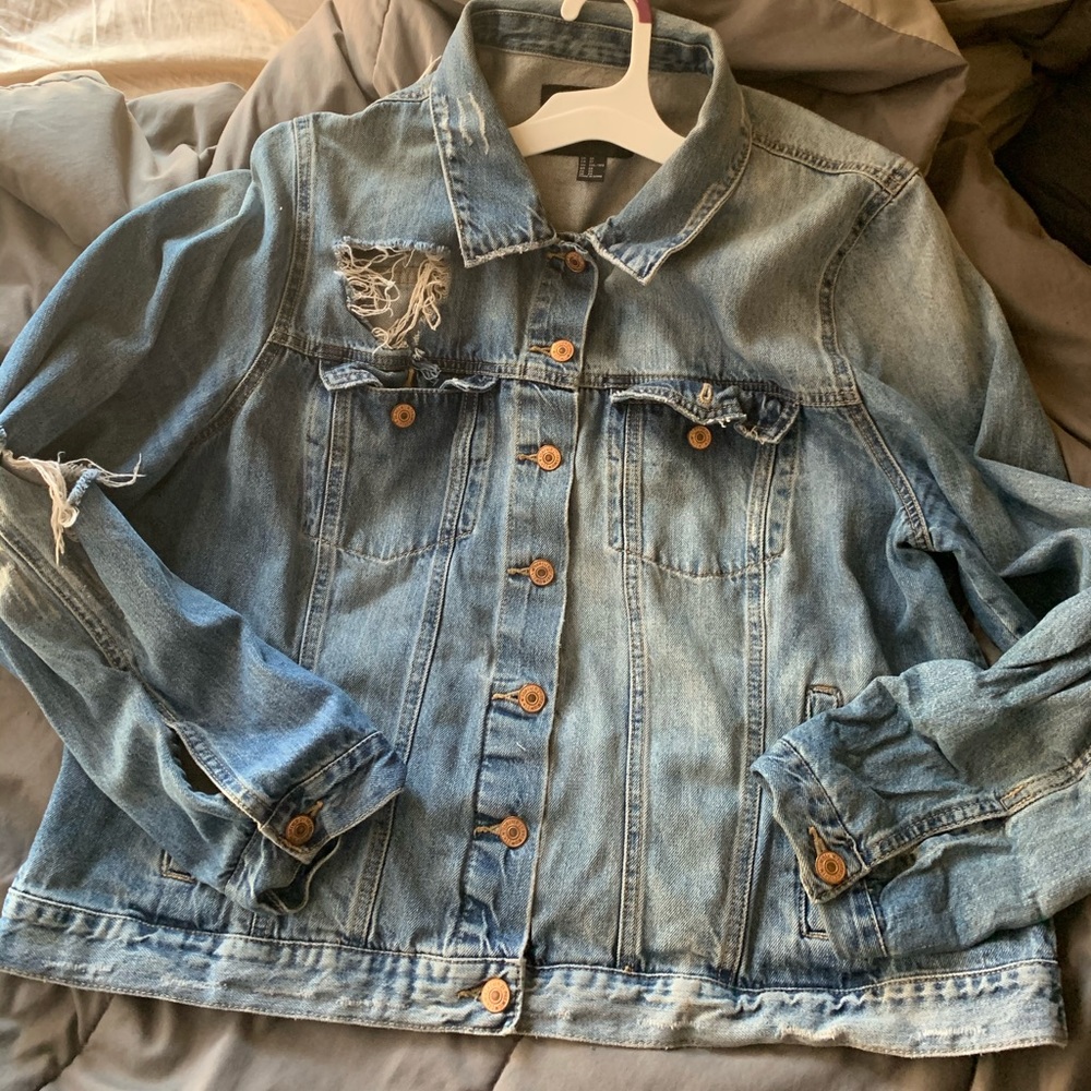COPY - Distressed Jean Jacket